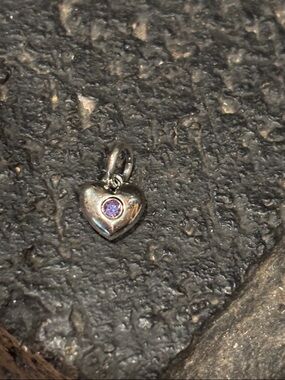 New with dust bag James Avery Lab-Created Alexandrite (June) keepsake charm